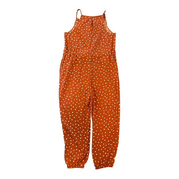 Naked Zebra Polka Dot Sleeveless VNeck Jumpsuit Size L - Picture 6 of 9